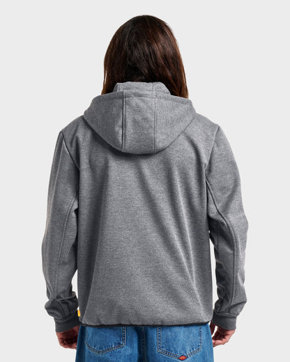 Waterman Departure Zip Sweatshirt - Phantom Heather Quick Silver Phantom Heather