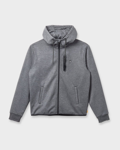 Waterman Departure Zip Sweatshirt - Phantom Heather Quick Silver Phantom Heather
