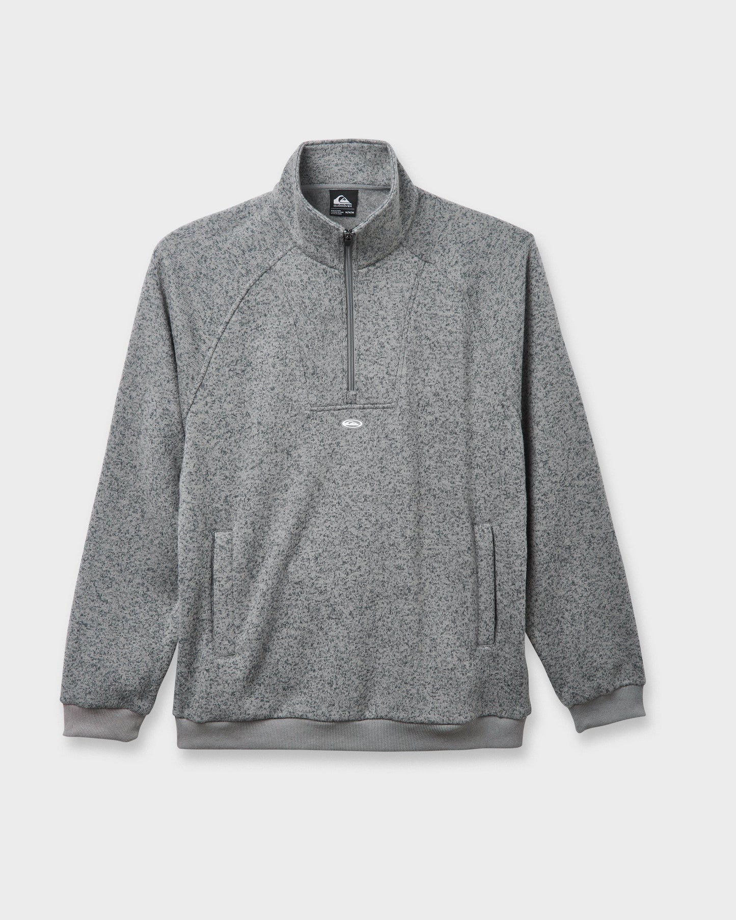 Keller Half Zip Mock Sweatshirt - Smoked Gray Heather Quick Silver Smoked Gray Heather