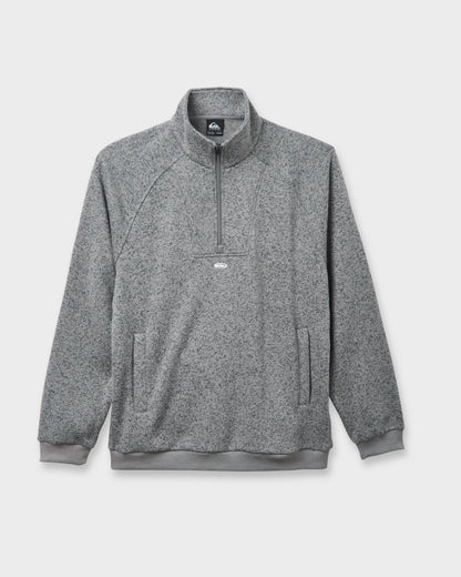 Keller Half Zip Mock Sweatshirt - Smoked Gray Heather Quick Silver Smoked Gray Heather