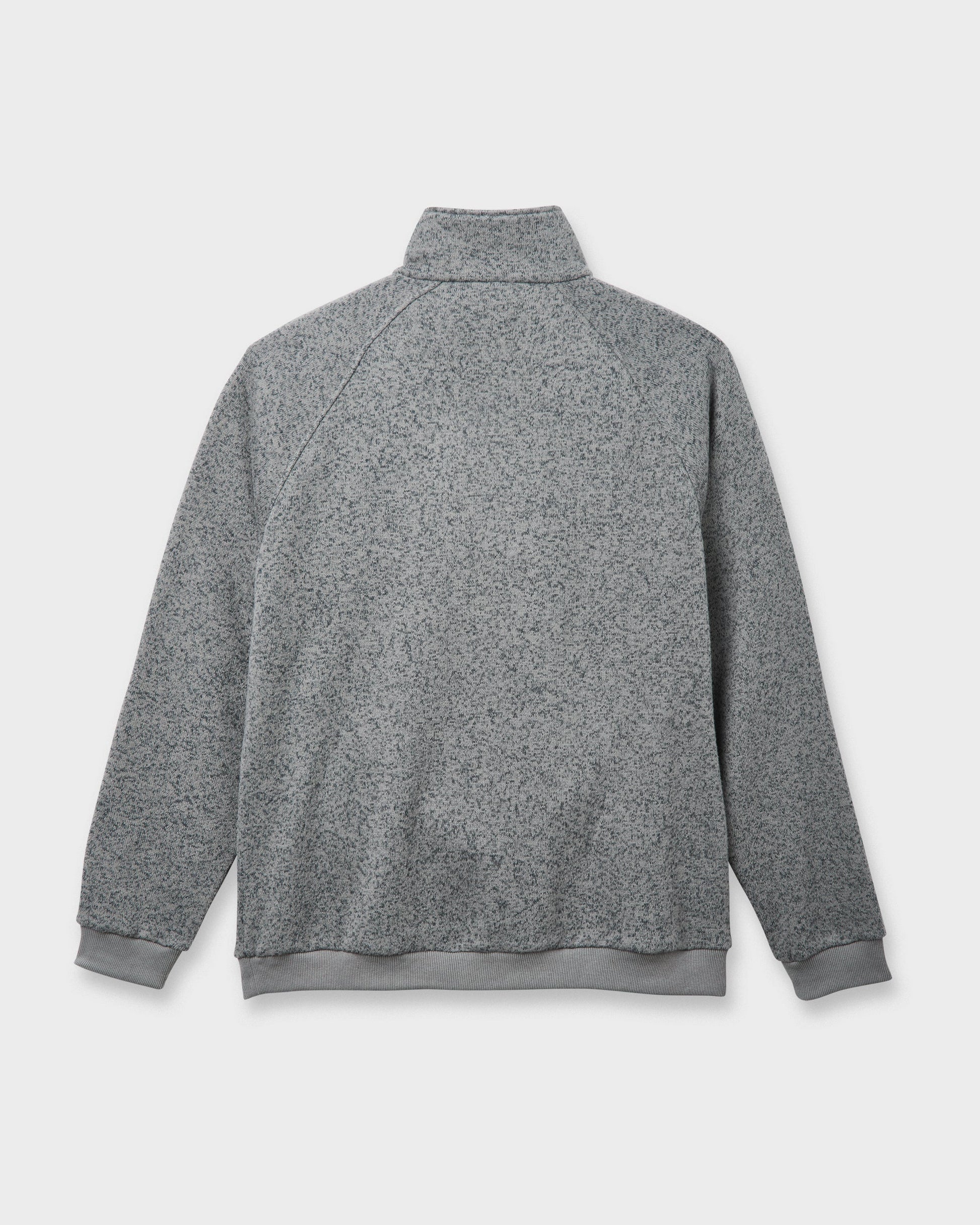 Keller Half Zip Mock Sweatshirt - Smoked Gray Heather Quick Silver Smoked Gray Heather