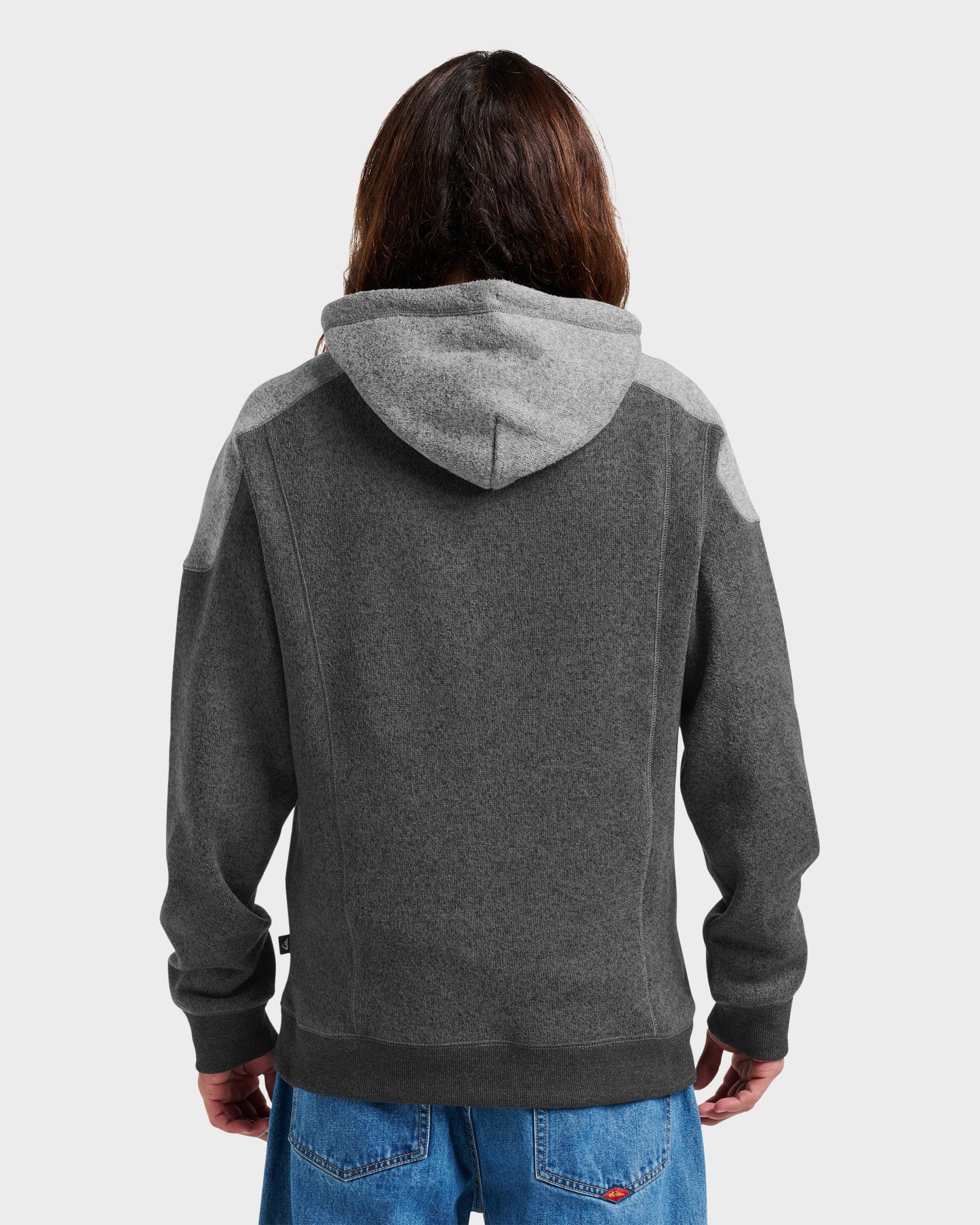 Keller Zip Hoodie - Black Heather Quick Silver Black Heather