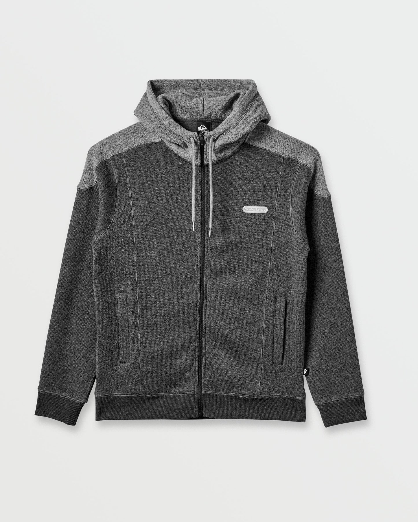 Keller Zip Hoodie - Black Heather Quick Silver Black Heather