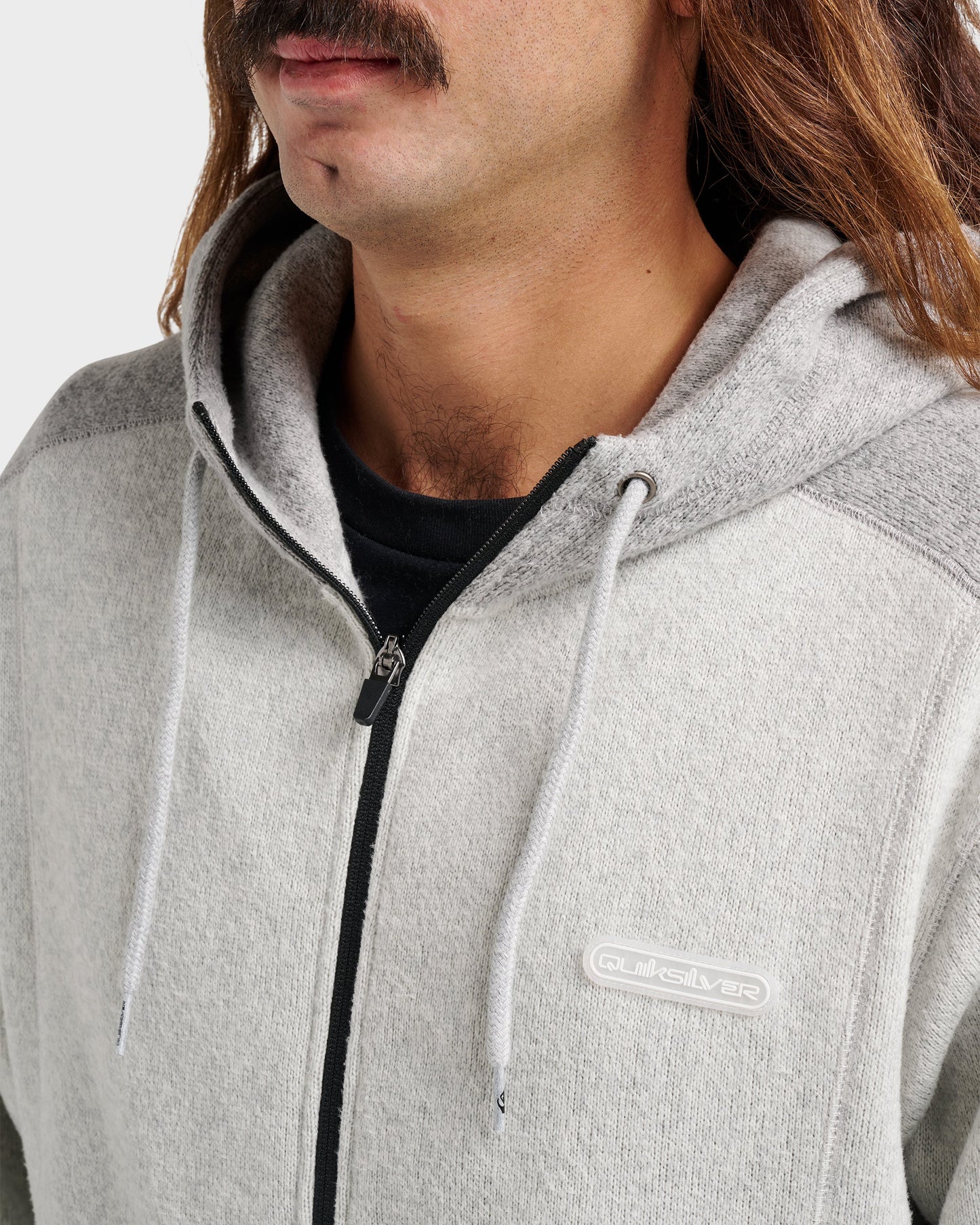 Keller Zip Hoodie - Light Gray Heather Quick Silver Light Gray Heather
