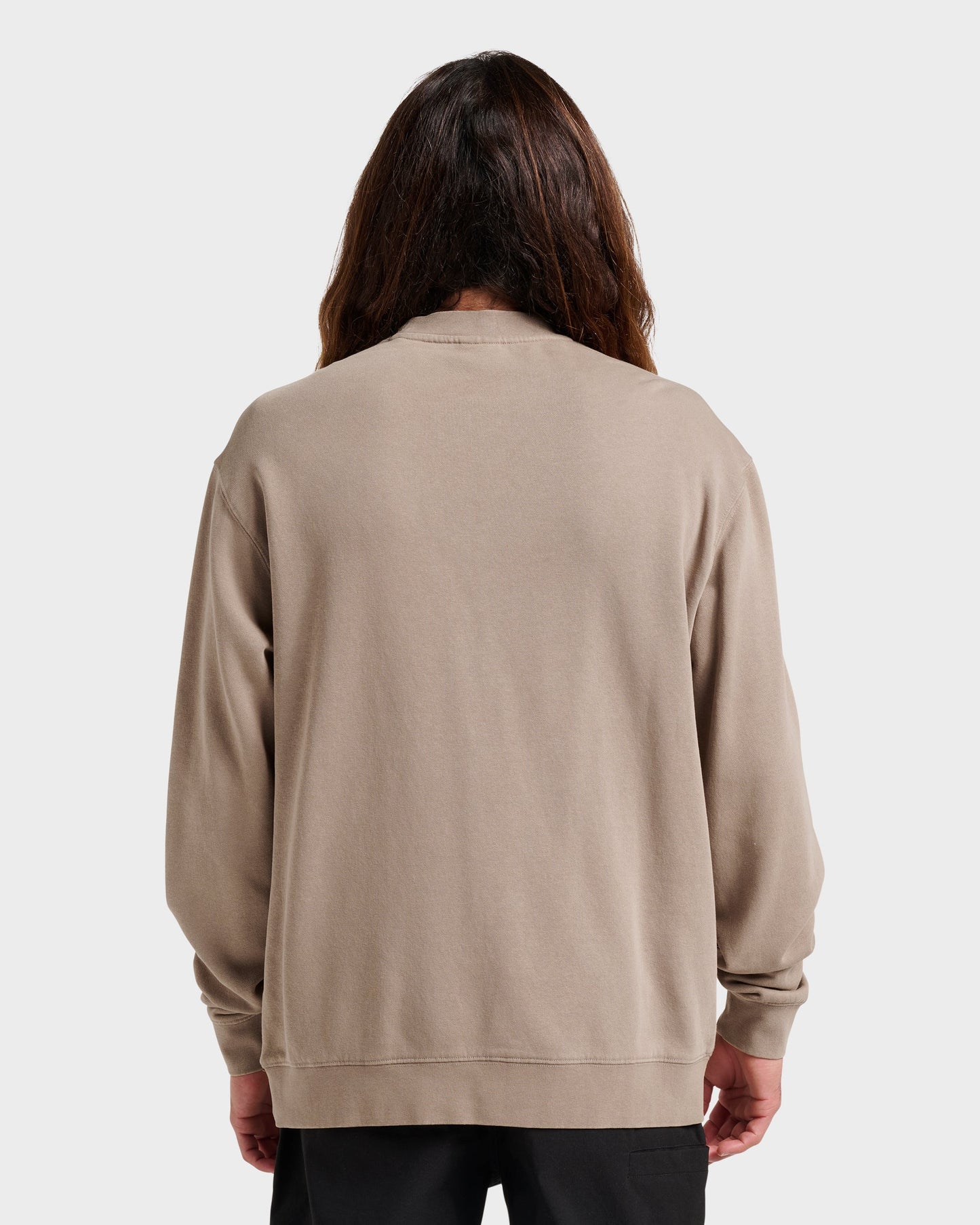 Saltwater Crewneck Sweatshirt - Fallen Rock Quick Silver Fallen Rock