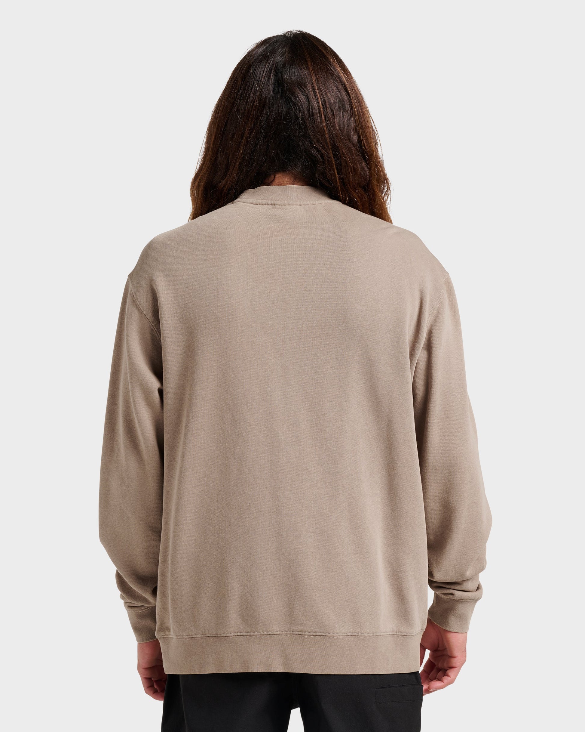 Saltwater Crewneck Sweatshirt - Fallen Rock Quick Silver Fallen Rock