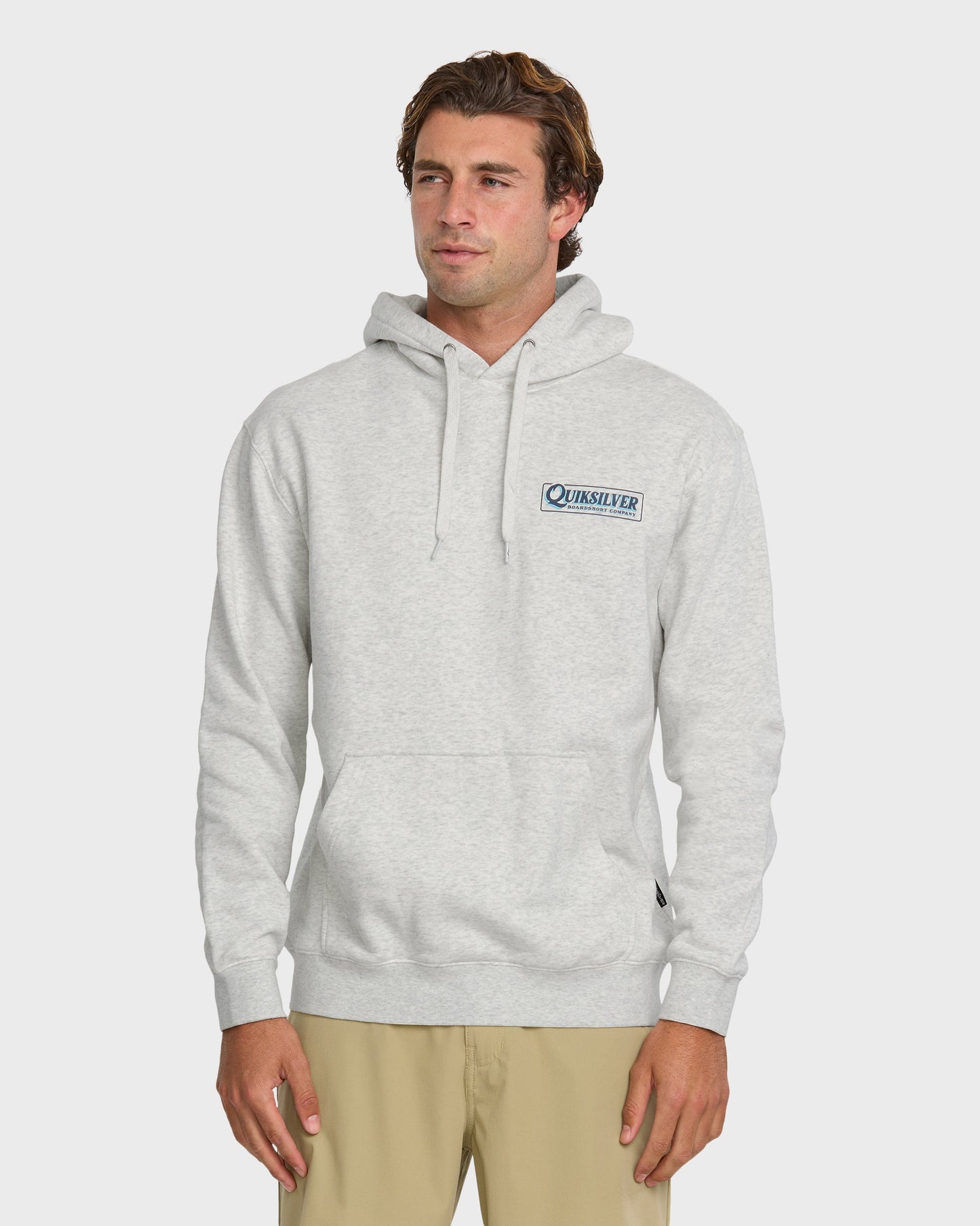Graphic Hoodie - White/Heather Quick Silver White/Heather