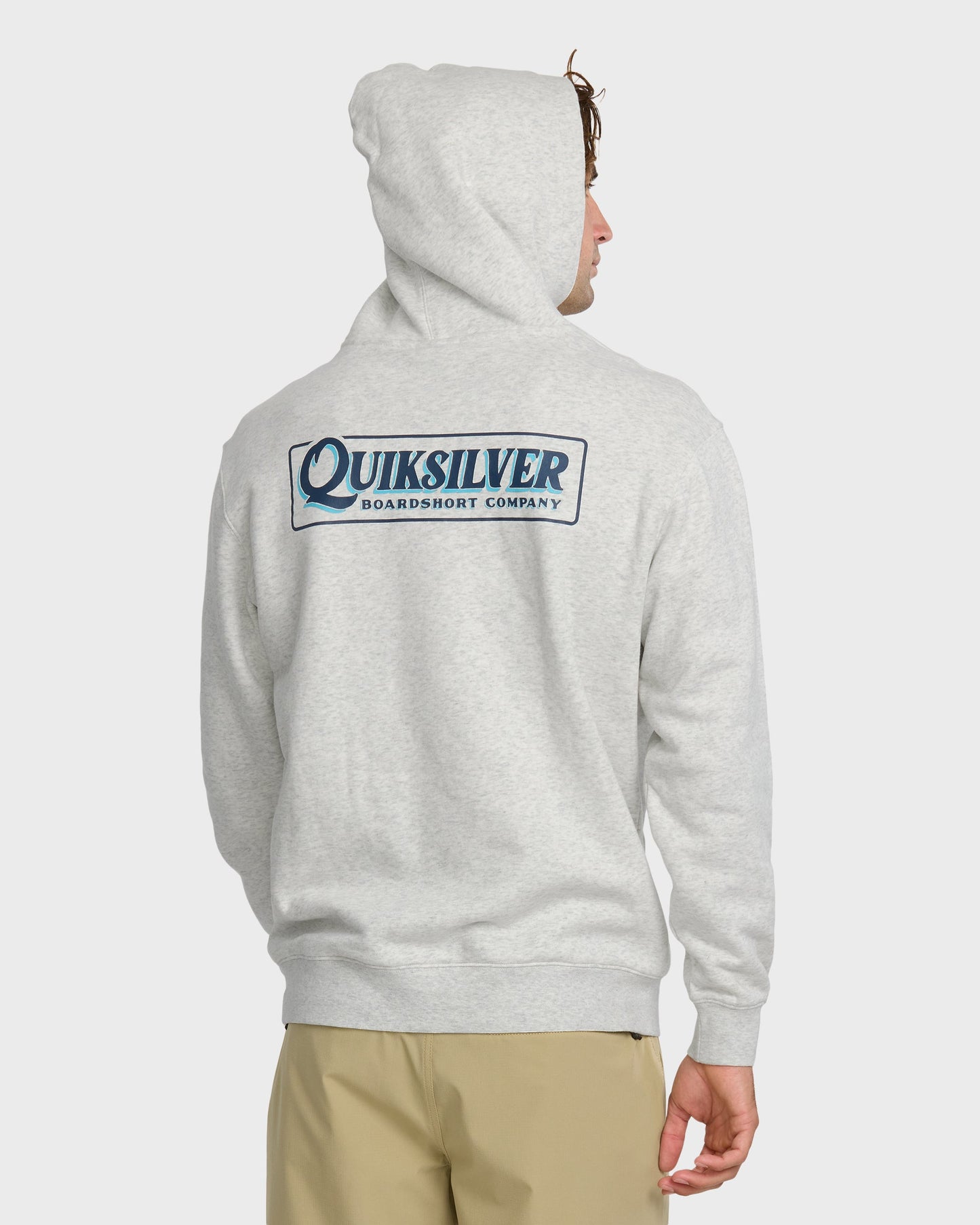 Graphic Hoodie - White/Heather Quick Silver White/Heather