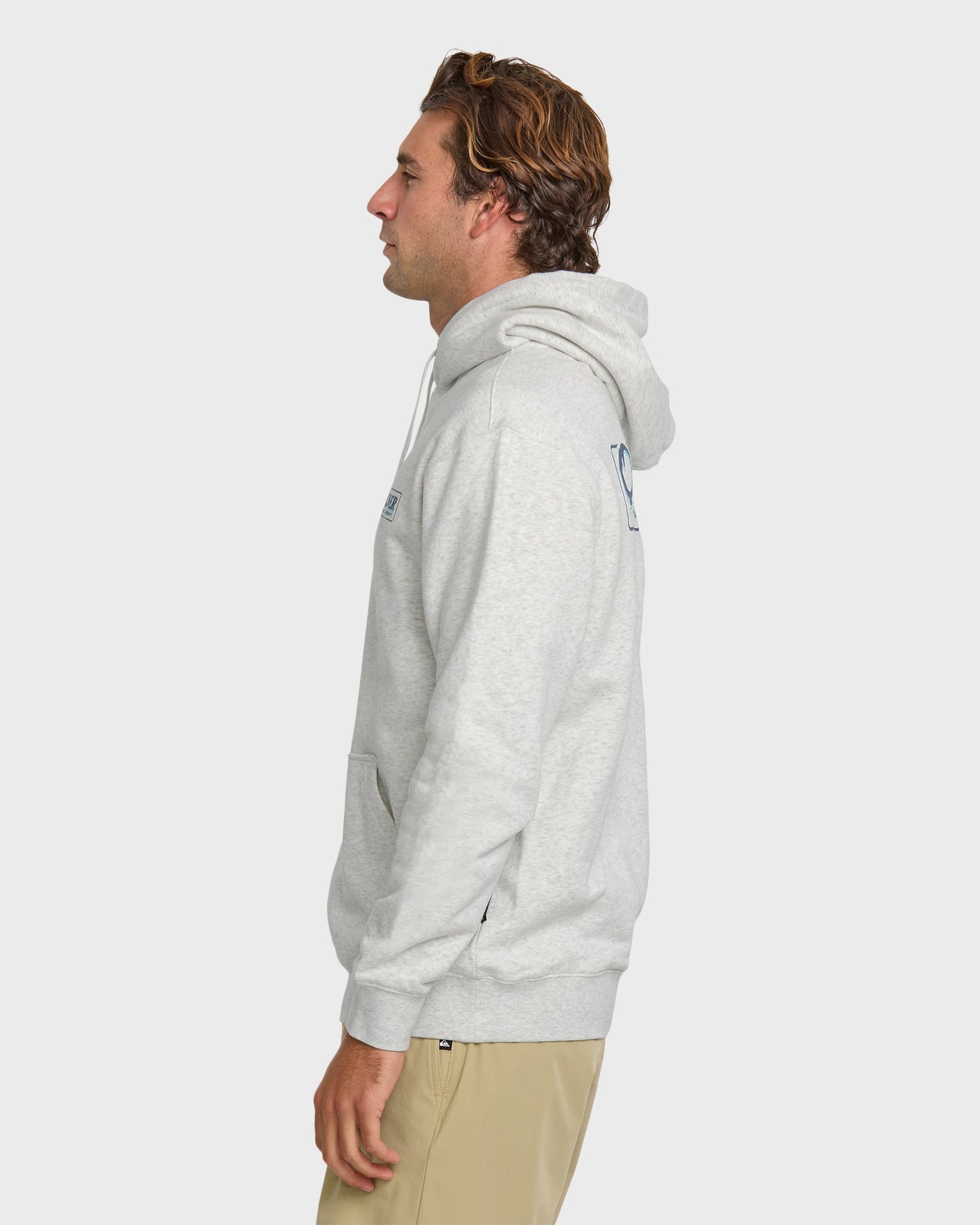 Graphic Hoodie - White/Heather Quick Silver White/Heather