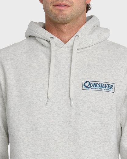 Graphic Hoodie - White/Heather Quick Silver White/Heather