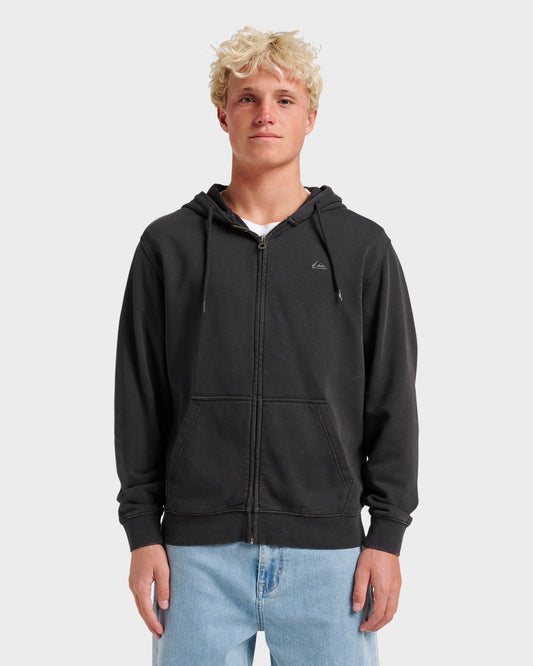 Saltwater Full Zip Hoodie - Black Quick Silver Black