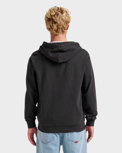 Saltwater Full Zip Hoodie - Black Quick Silver Black