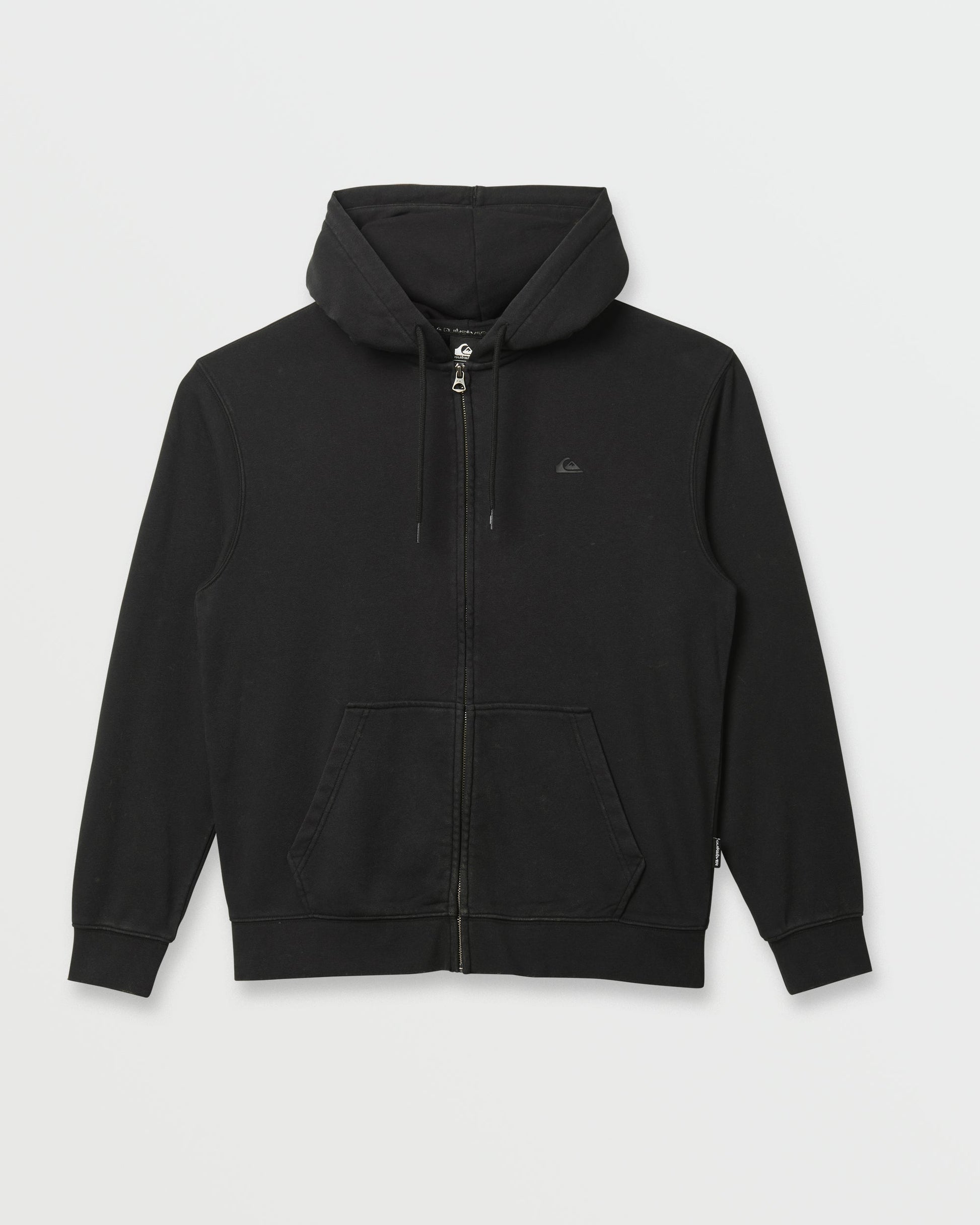 Saltwater Full Zip Hoodie - Black Quick Silver Black
