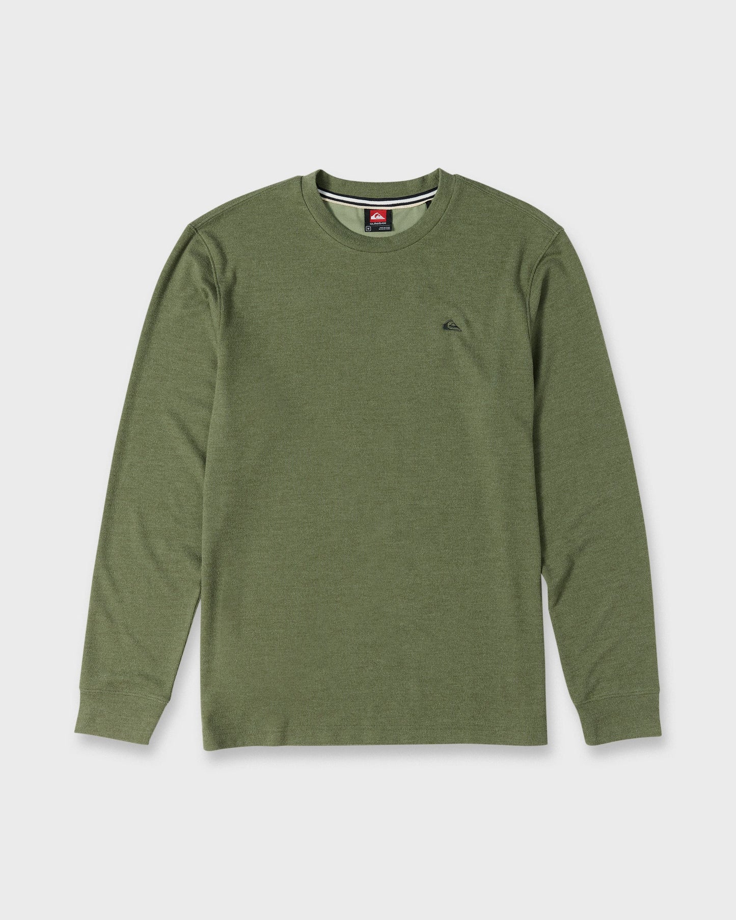 Malvern Long Sleeve Soft Touch Crewneck Sweatshirt - Dusty Olive Quick Silver Dusty Olive