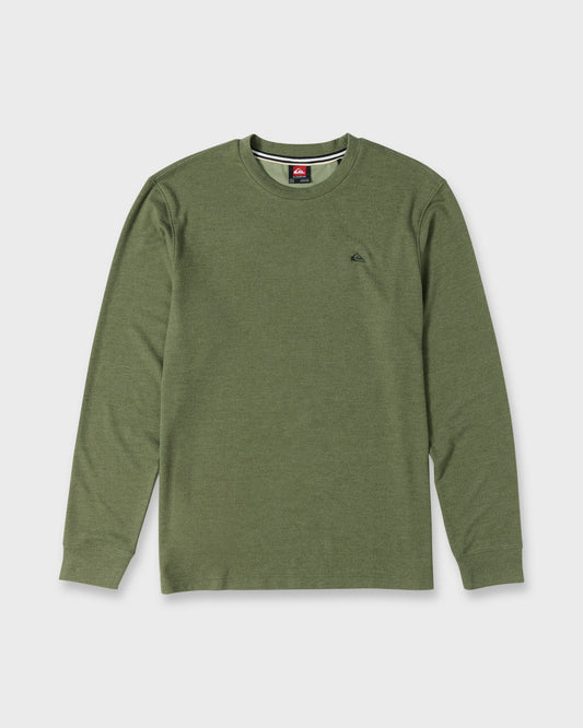 Malvern Long Sleeve Soft Touch Crewneck Sweatshirt - Dusty Olive Quick Silver Dusty Olive