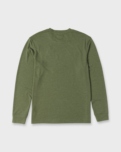 Malvern Long Sleeve Soft Touch Crewneck Sweatshirt - Dusty Olive Quick Silver Dusty Olive
