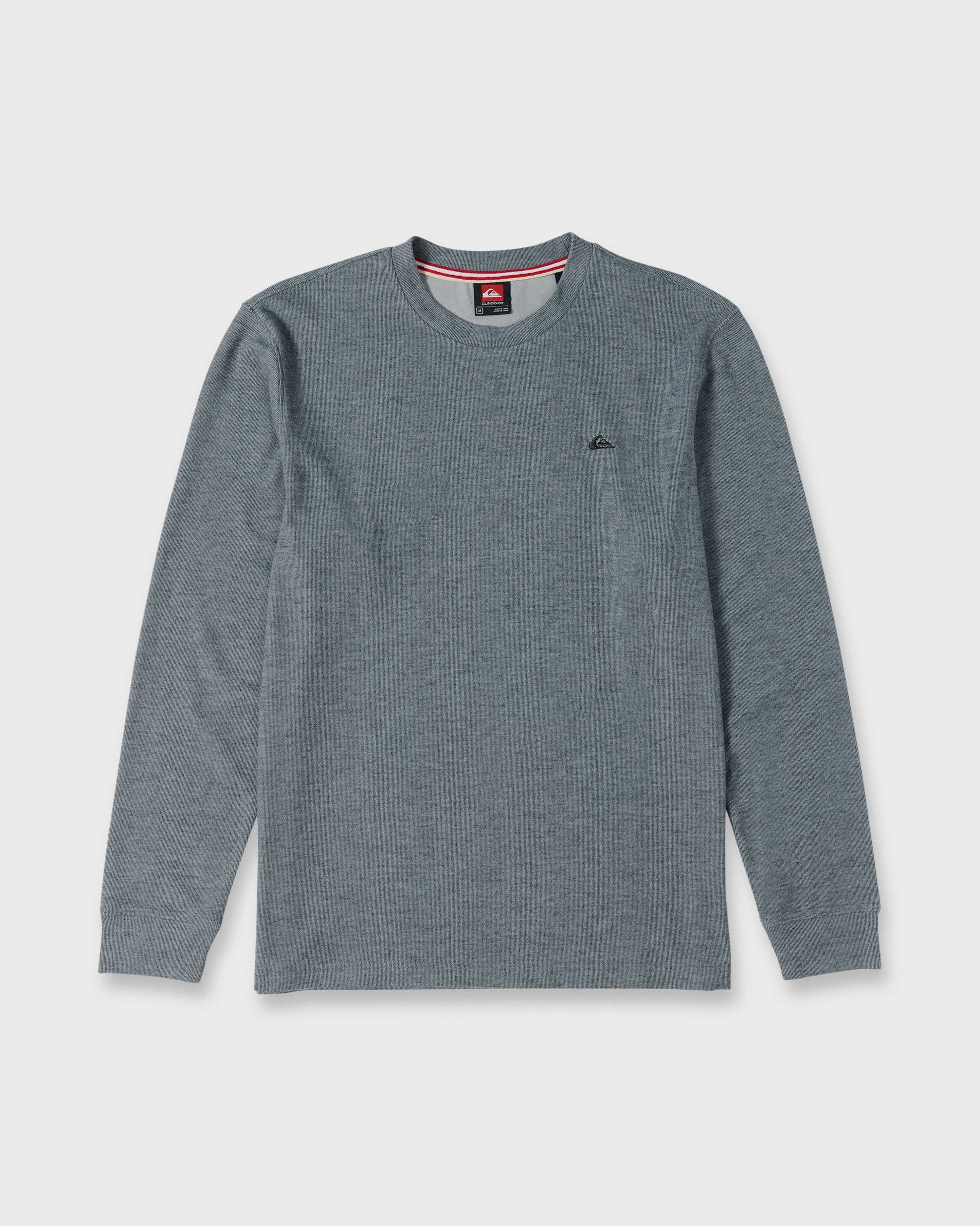 Malvern Long Sleeve Soft Touch Crewneck Sweatshirt - Anthracite Quick Silver Anthracite