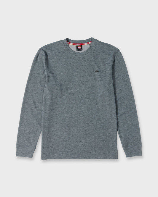 Malvern Long Sleeve Soft Touch Crewneck Sweatshirt - Anthracite Quick Silver Anthracite