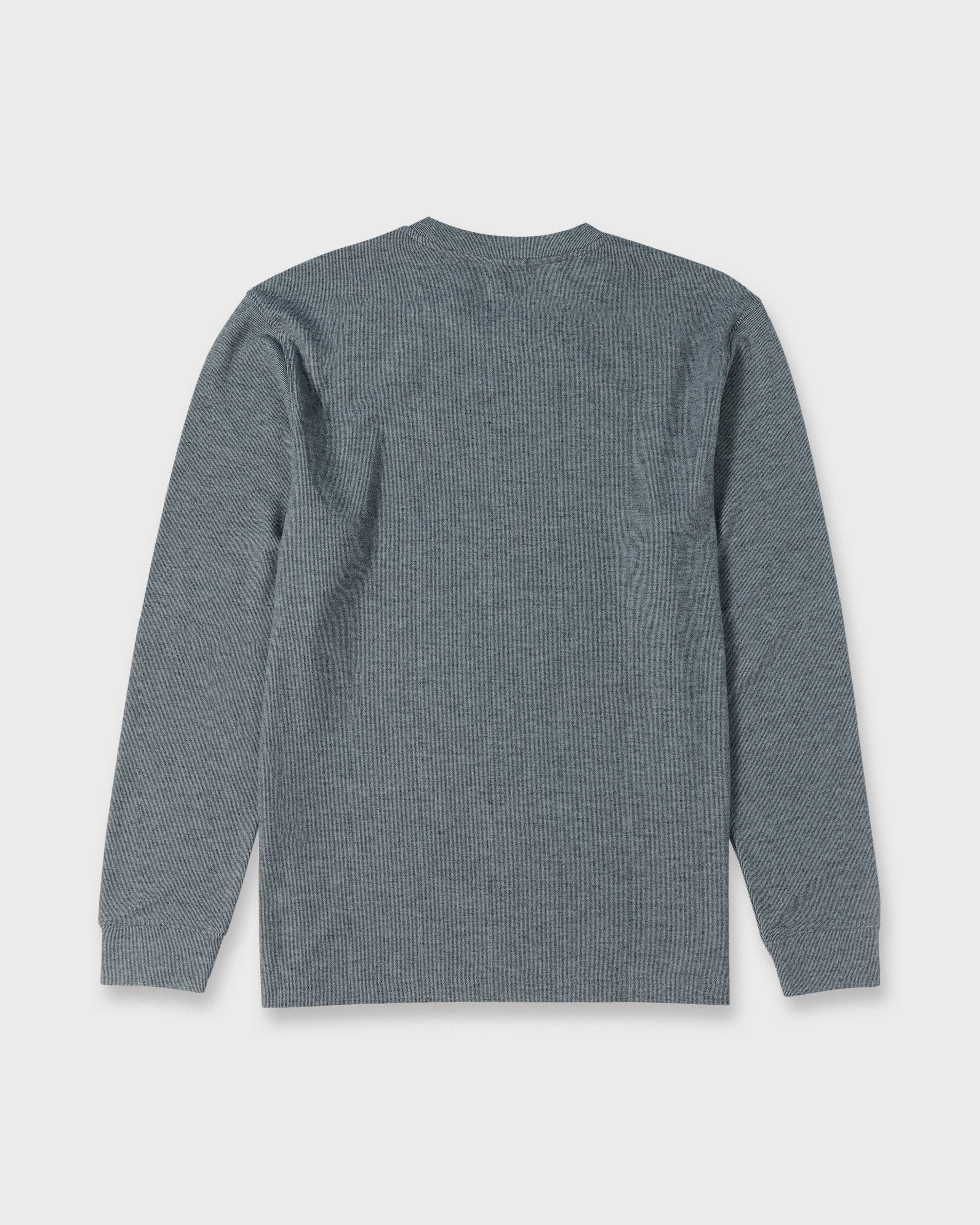 Malvern Long Sleeve Soft Touch Crewneck Sweatshirt - Anthracite Quick Silver Anthracite