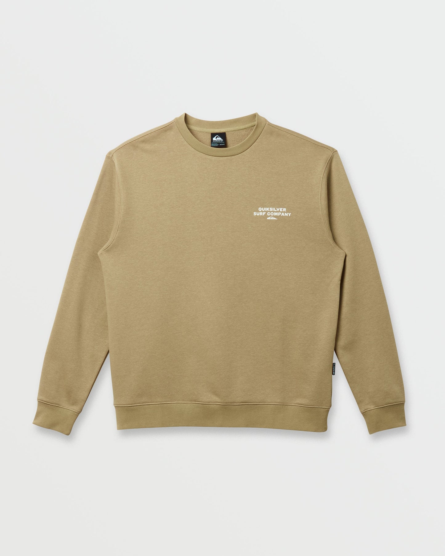 Graphic Crewneck Sweatshirt - Twill Quick Silver Twill