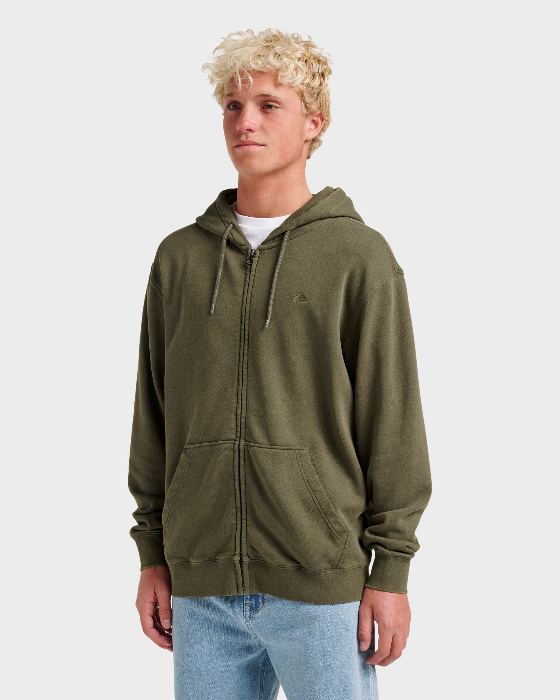 Saltwater Full Zip Hoodie - Grape Leaf Quick Silver Grape Leaf