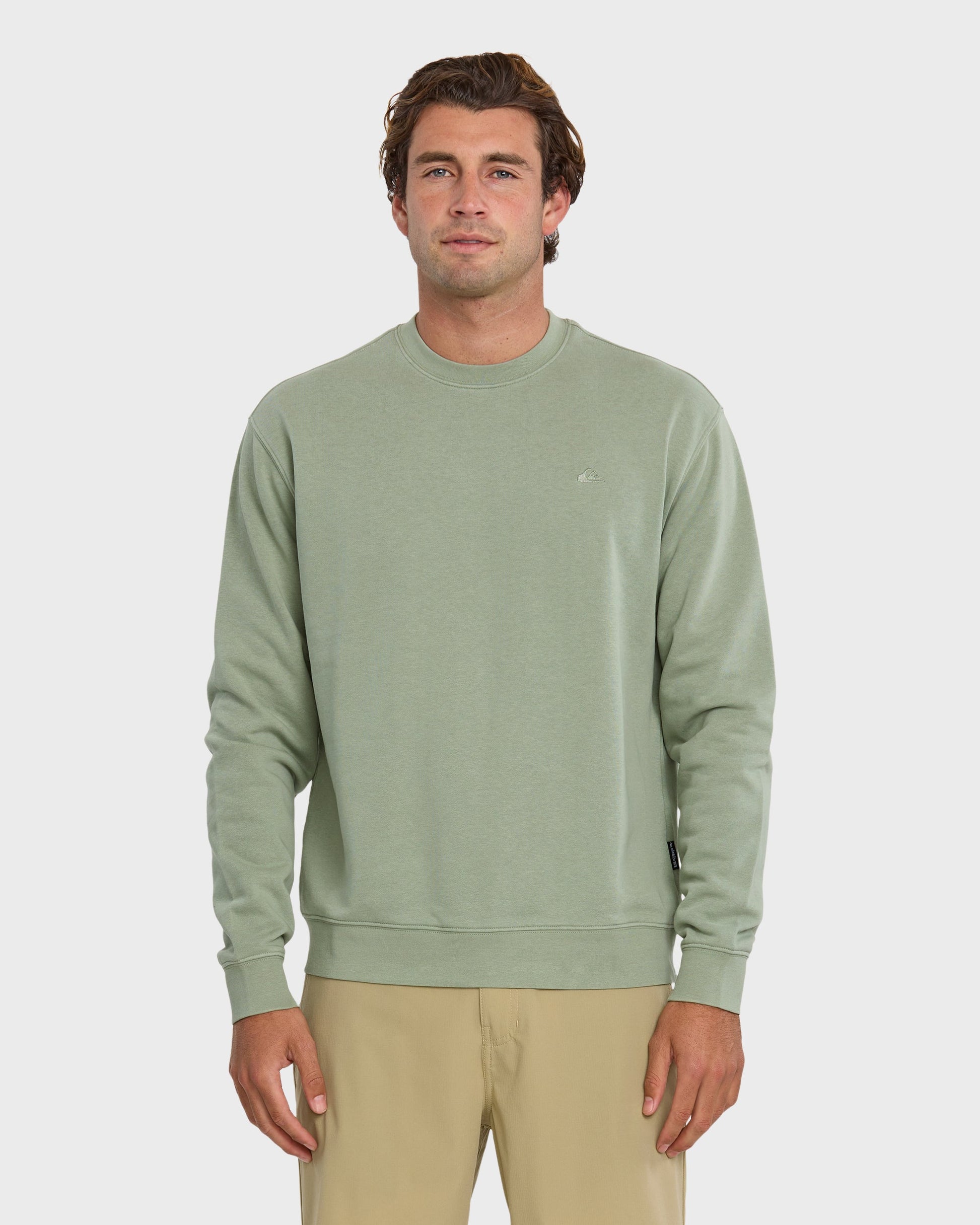 Saltwater Crewneck Sweatshirt - Herb Quick Silver Herb