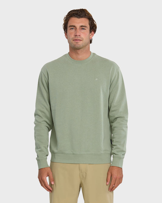 Saltwater Crewneck Sweatshirt - Herb Quick Silver Herb