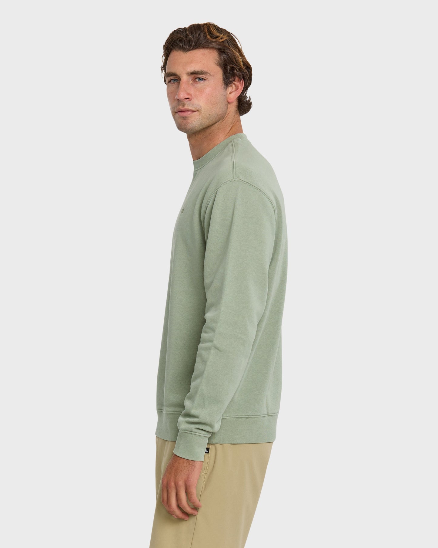 Saltwater Crewneck Sweatshirt - Herb Quick Silver Herb