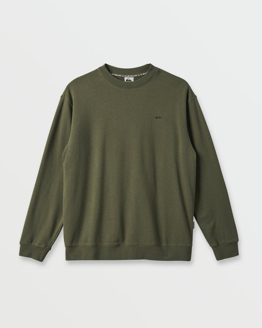 Saltwater Crewneck Sweatshirt - Army Quick Silver Army