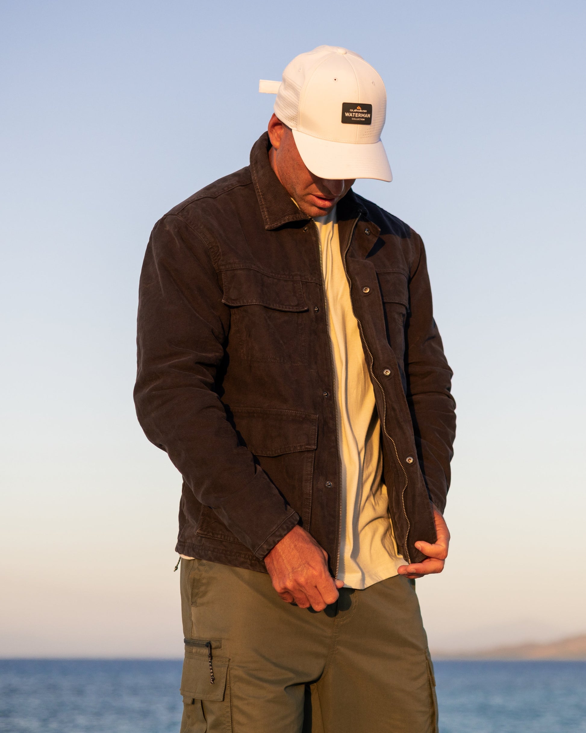 Waterman Refugio Jacket - Phantom Quick Silver Phantom