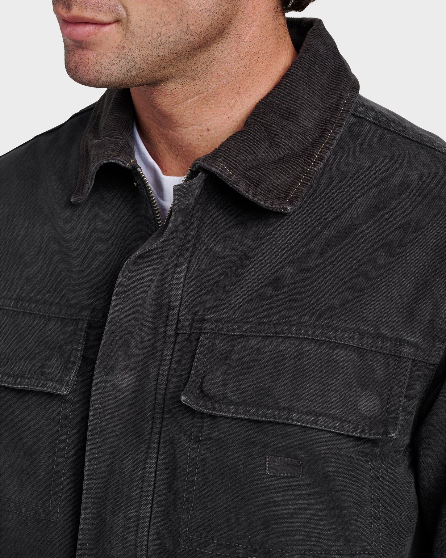 Waterman Refugio Jacket - Phantom Quick Silver Phantom