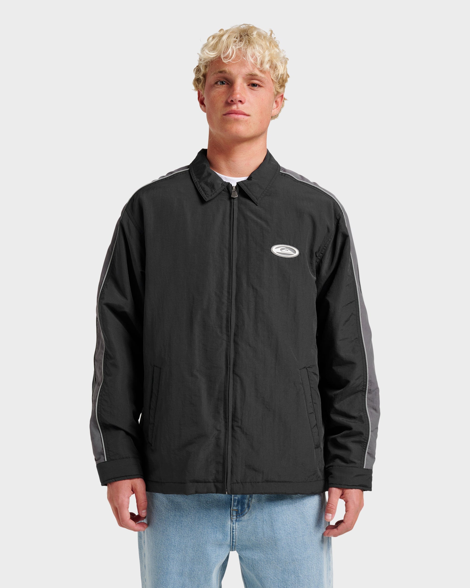 Speedway Station Jacket - Black Quick Silver Black