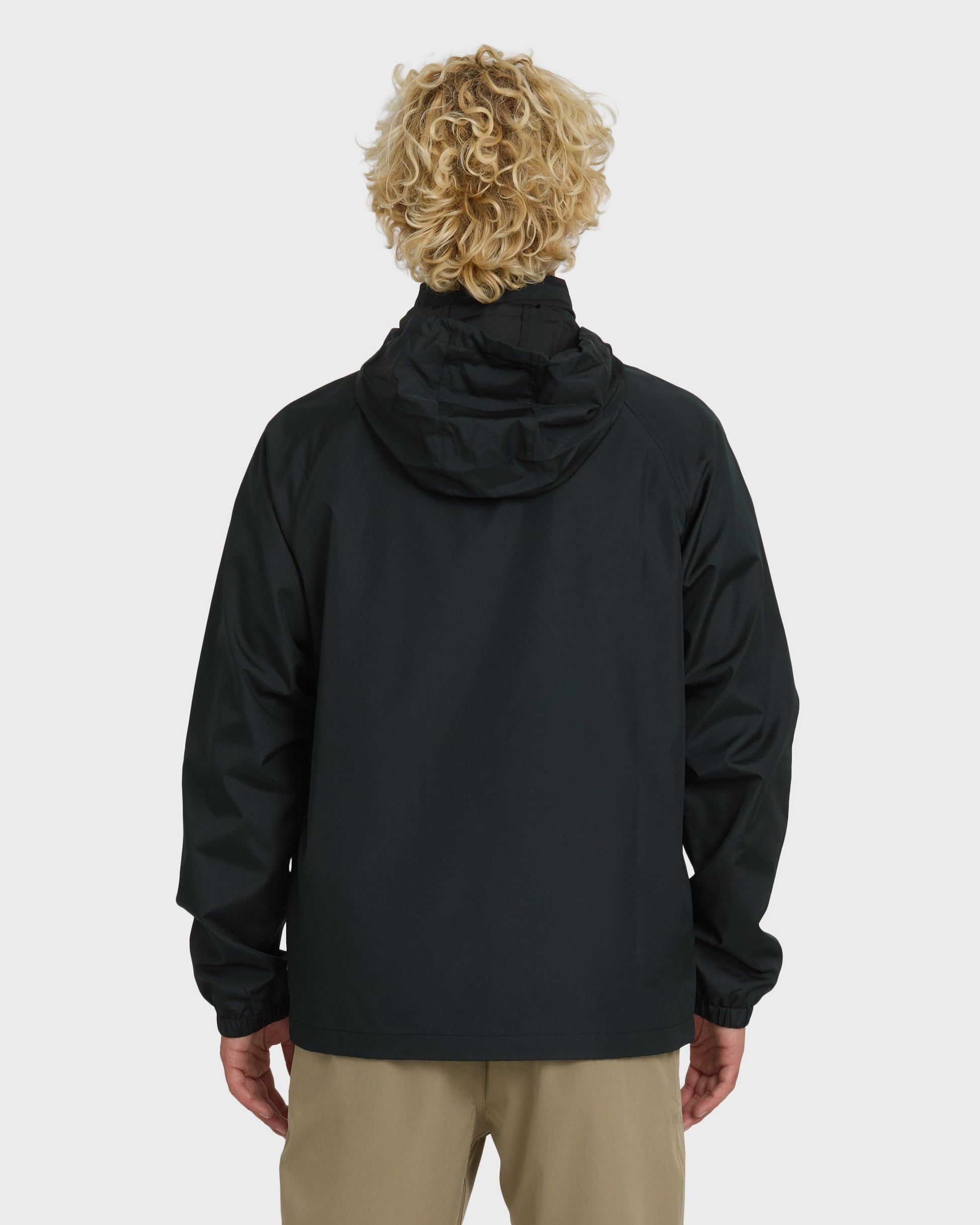 Waterman Shell Shock Water-Resistant Windbreaker - Black Quick Silver Black