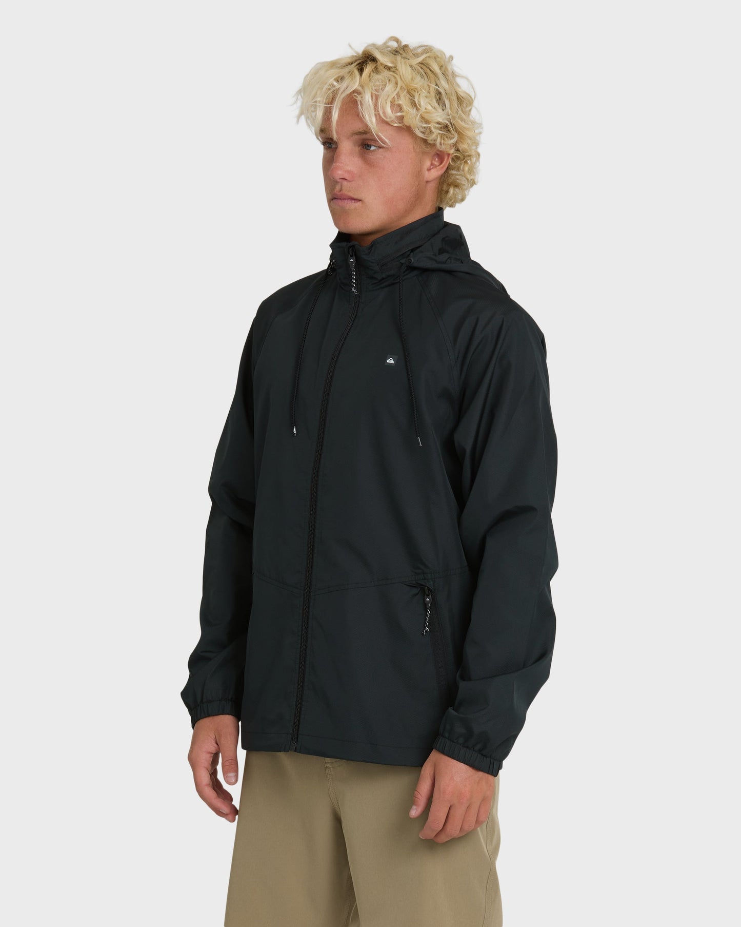 Waterman Shell Shock Water-Resistant Windbreaker - Black Quick Silver Black