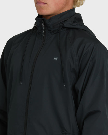 Waterman Shell Shock Water-Resistant Windbreaker - Black Quick Silver Black