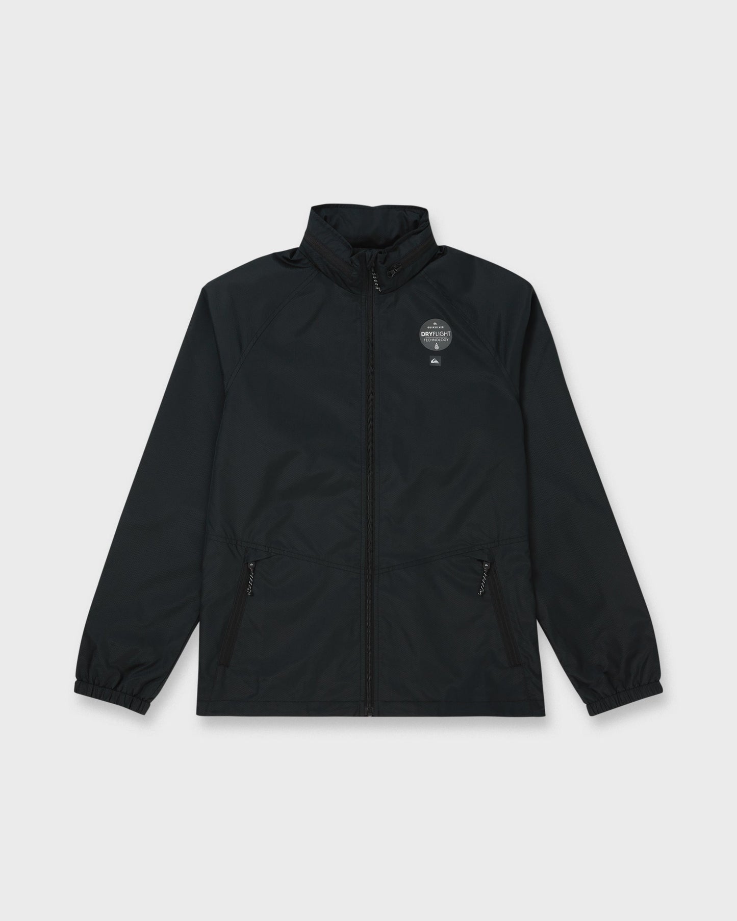 Waterman Shell Shock Water-Resistant Windbreaker - Black Quick Silver Black