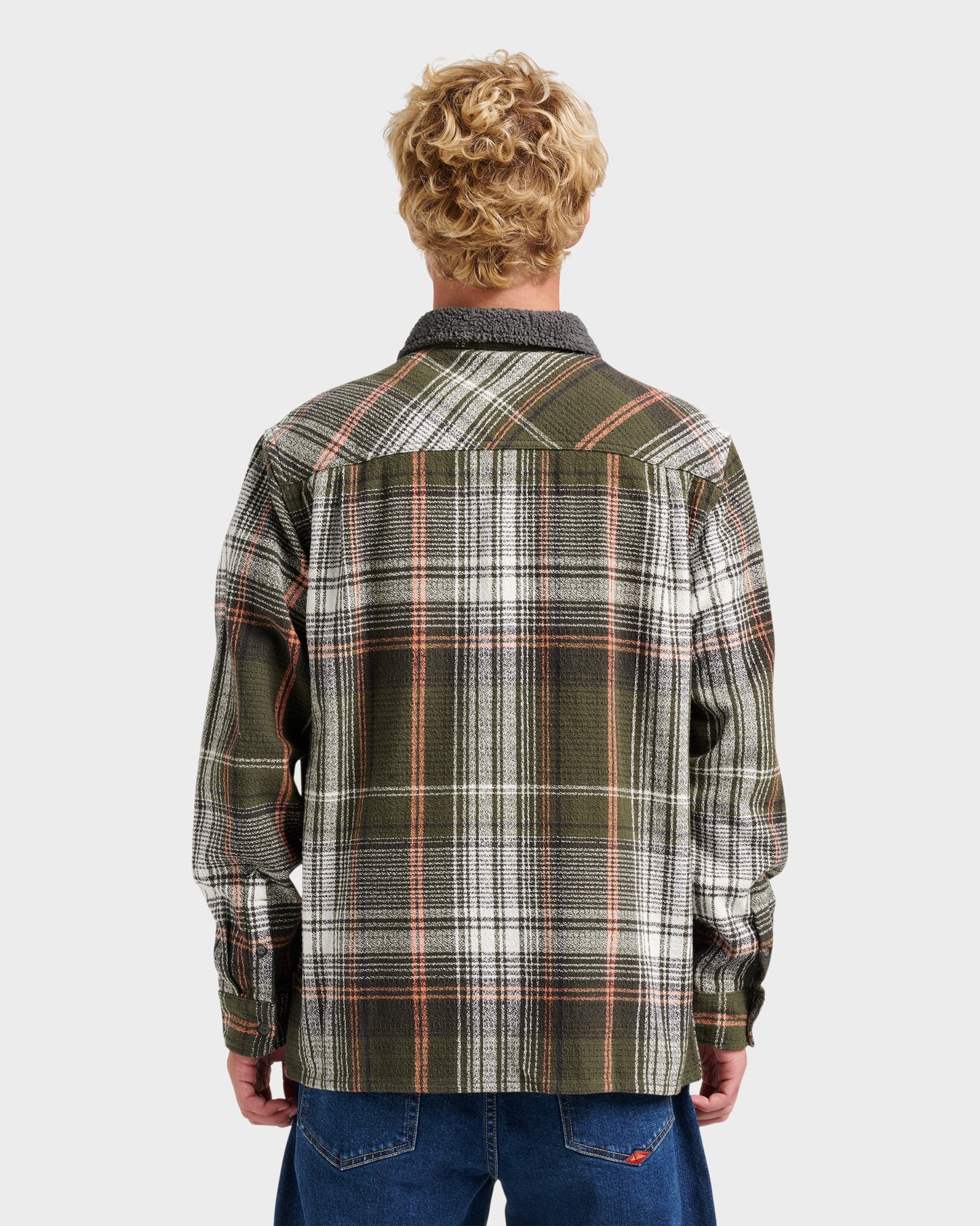 Campo Zip Flannel Shirt - Grape Leaf Quick Silver Grape Leaf