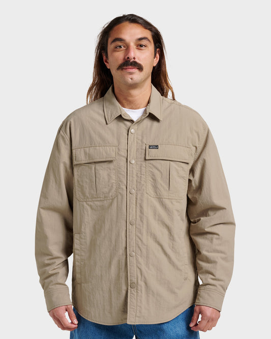 Cold Snap Shacket Jacket - Fallen Rock Quick Silver Fallen Rock
