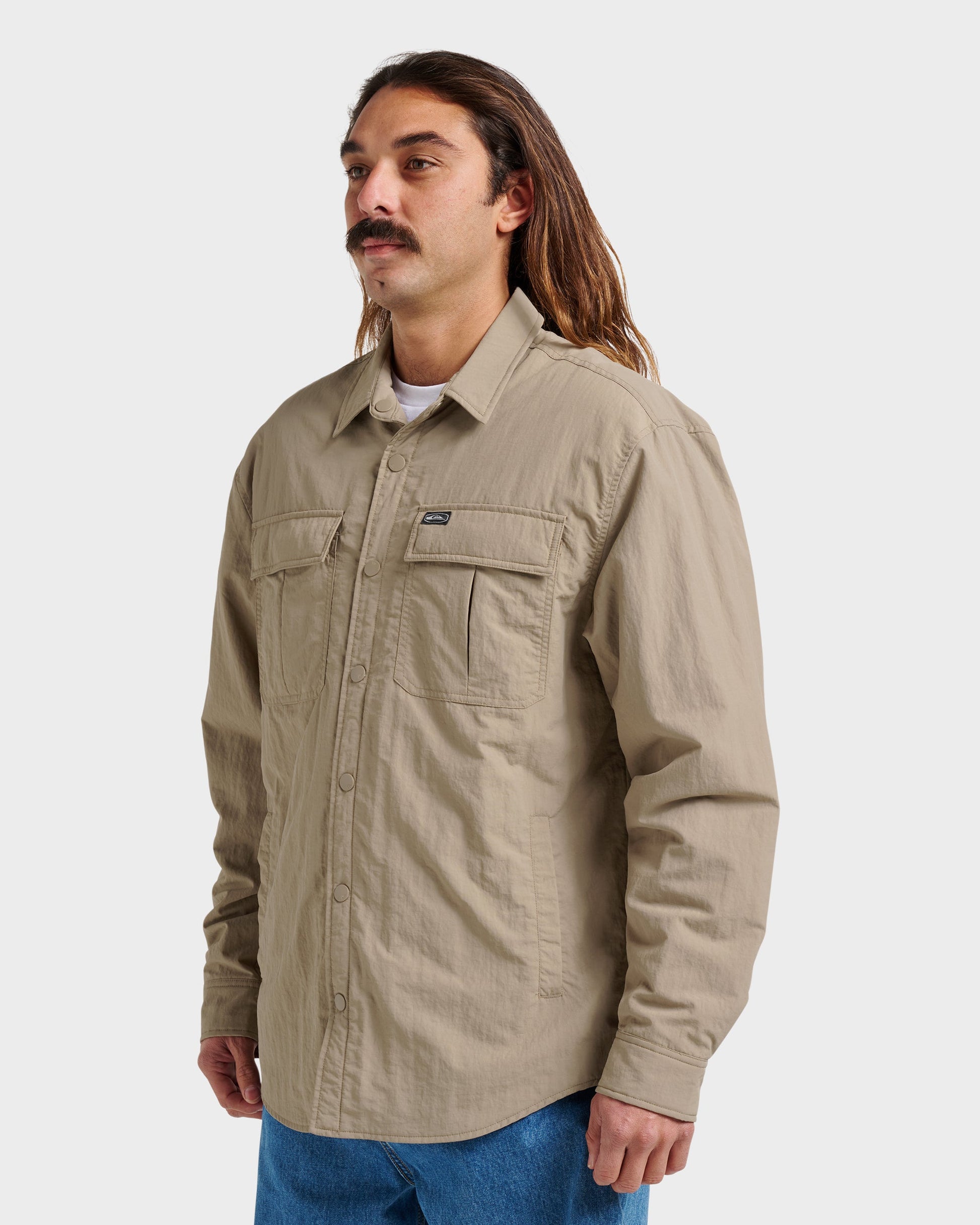 Cold Snap Shacket Jacket - Fallen Rock Quick Silver Fallen Rock