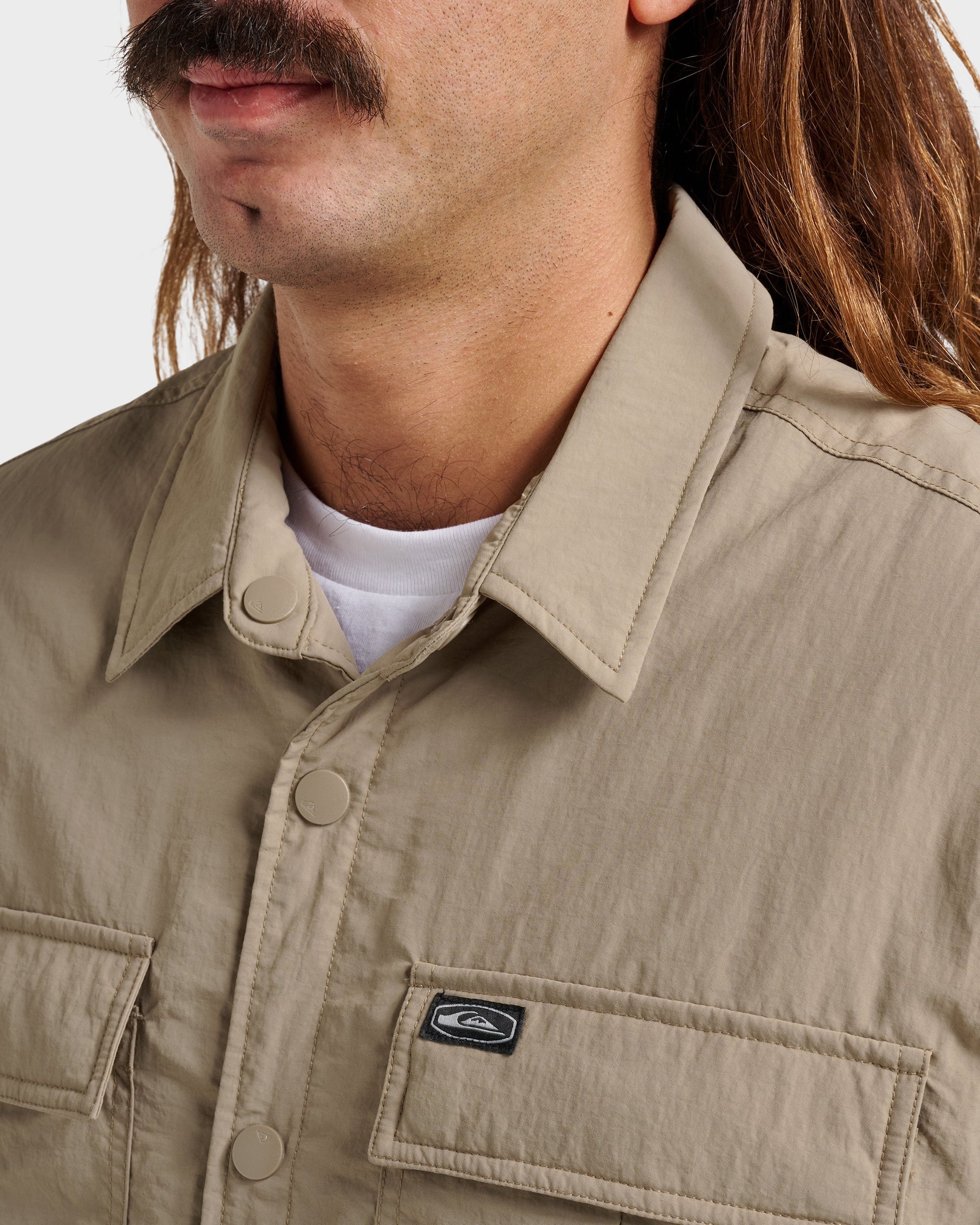 Cold Snap Shacket Jacket - Fallen Rock Quick Silver Fallen Rock