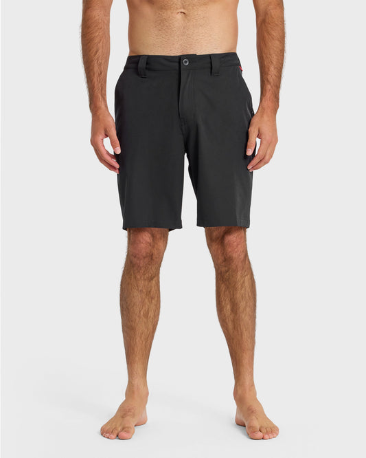 Union Amphibian 20" Hybrid Shorts - Black Quick Silver Black