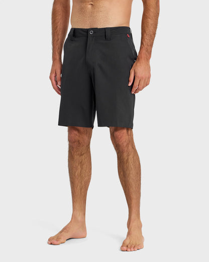 Union Amphibian 20" Hybrid Shorts - Black Quick Silver Black
