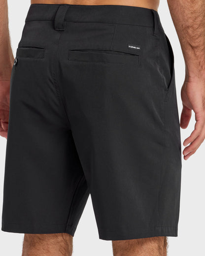 Union Amphibian 20" Hybrid Shorts - Black Quick Silver Black