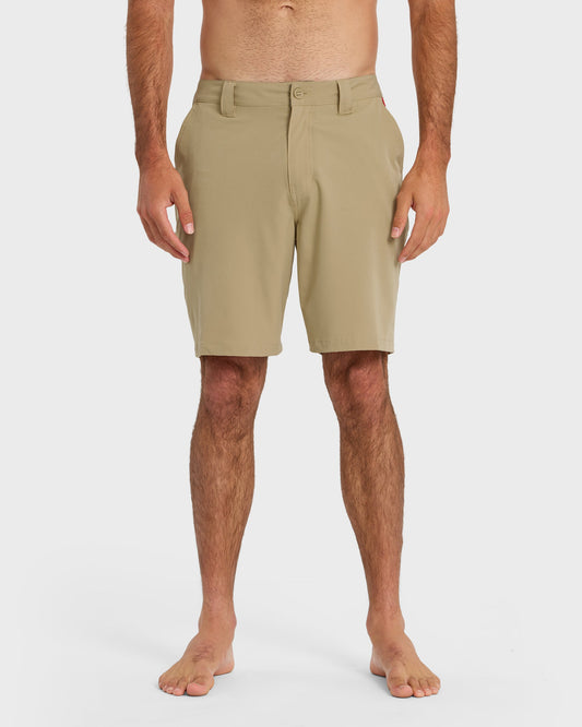 Union Amphibian 20" Hybrid Shorts - Twill Quick Silver Twill
