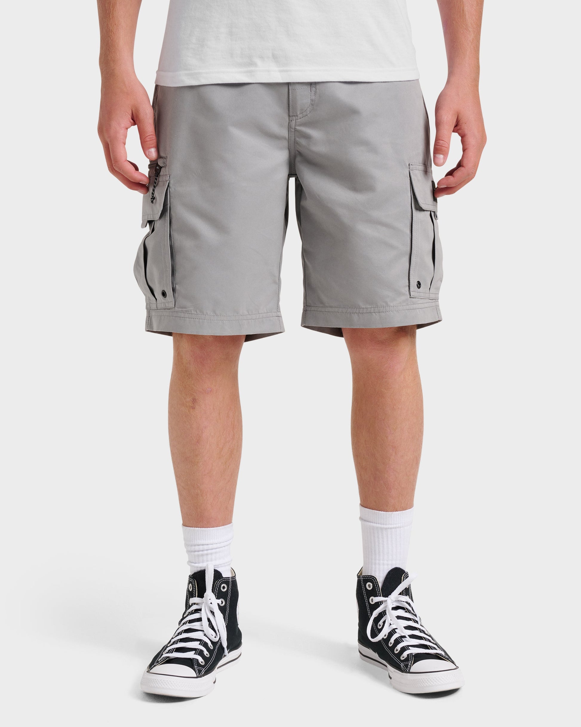 Waterman Maldive Atoll 20" Cargo Shorts - Grey Quick Silver Grey