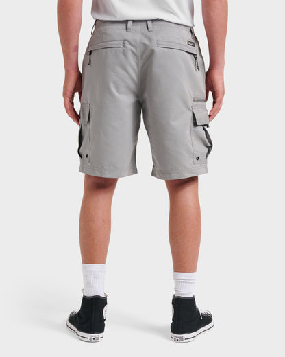 Waterman Maldive Atoll 20" Cargo Shorts - Grey Quick Silver Grey