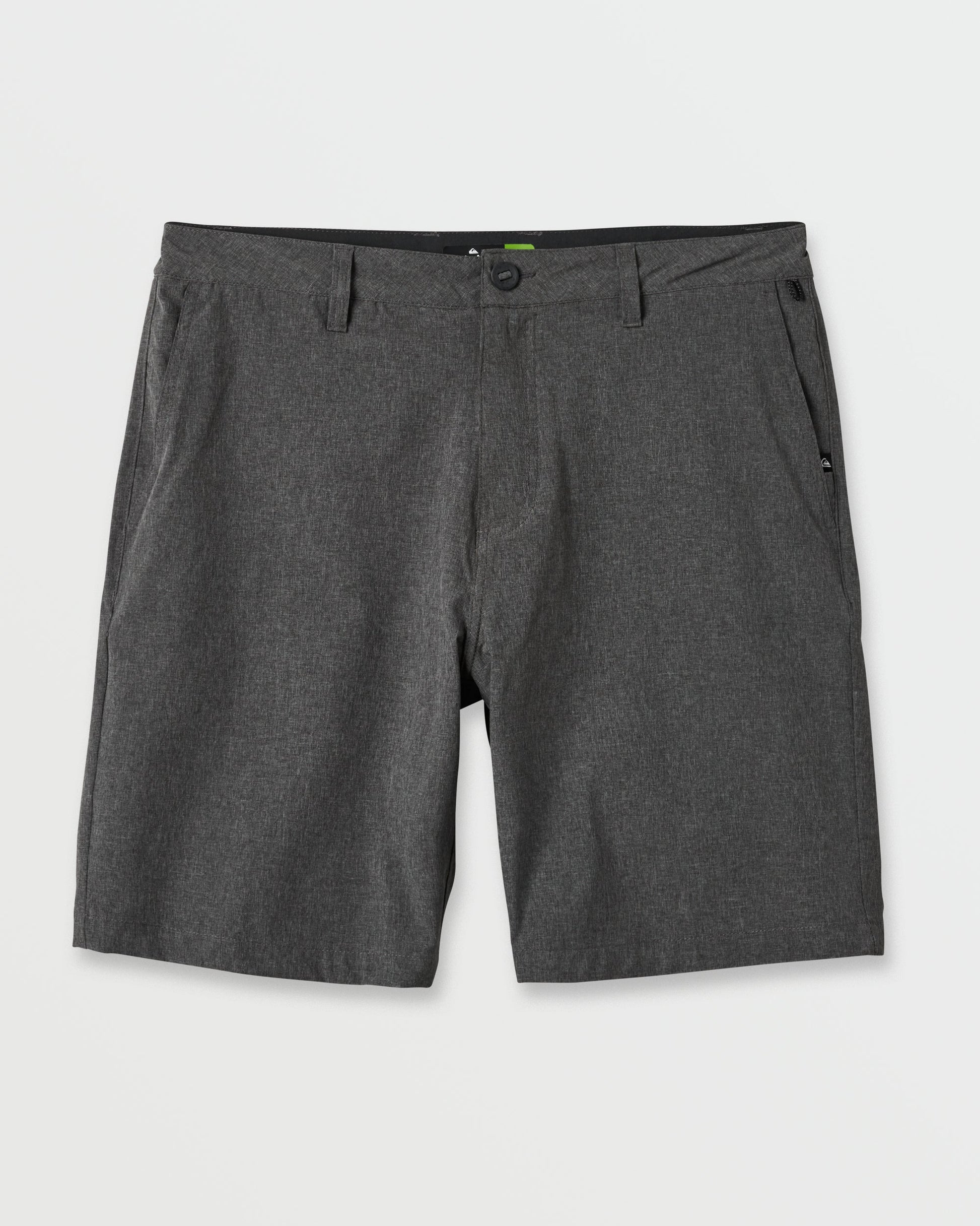 Union Heather 20" Amphibian Hybrid Shorts - Black Quick Silver Black