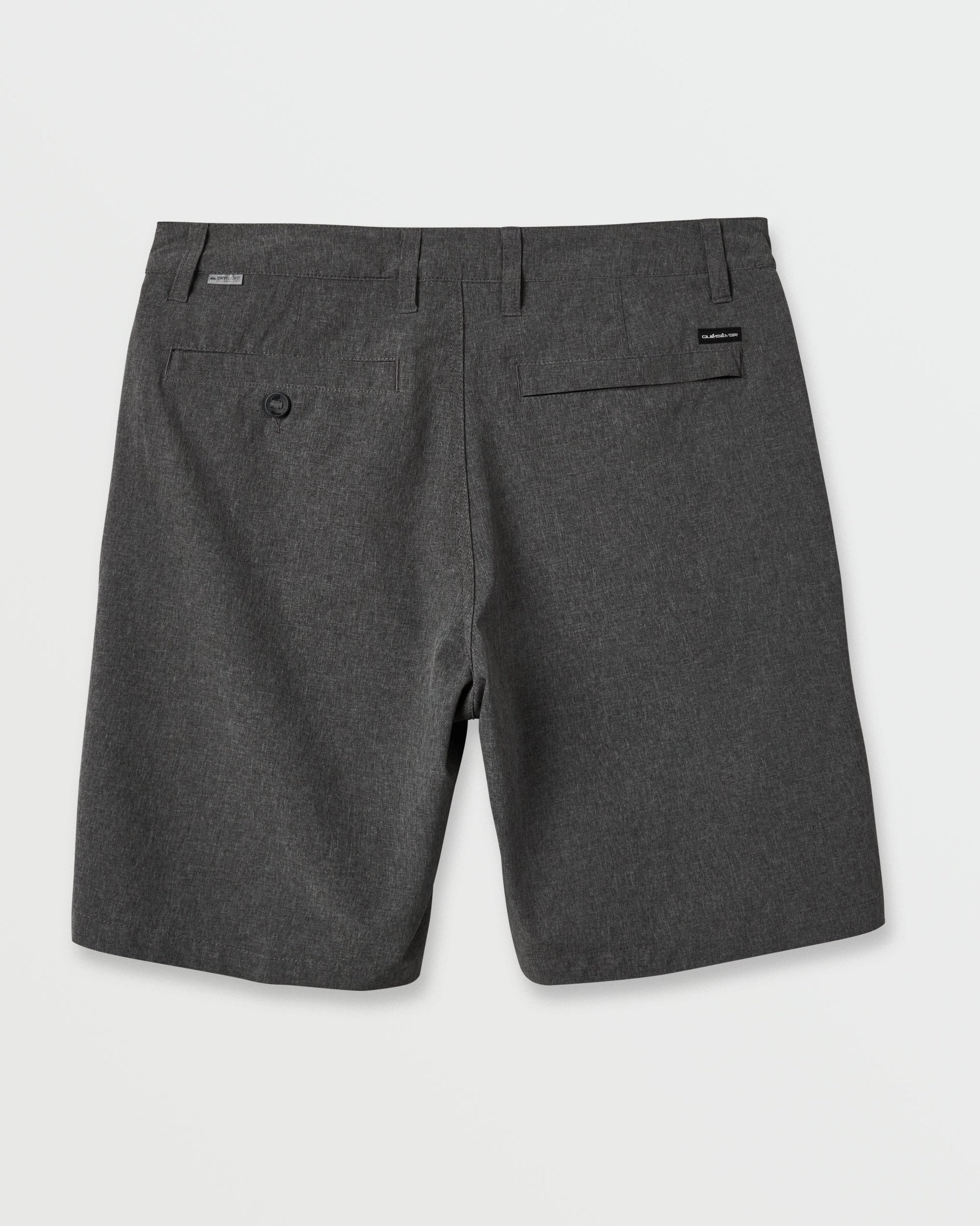 Union Heather 20" Amphibian Hybrid Shorts - Black Quick Silver Black