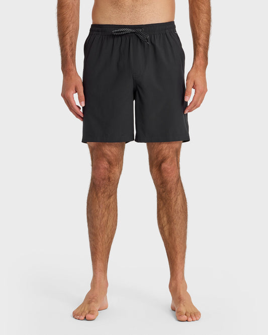 Taxer Amphibian 18" Hybrid Shorts - Black Quick Silver Black
