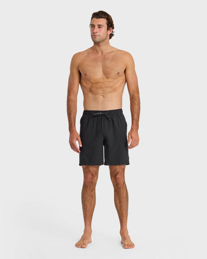 Taxer Amphibian 18" Hybrid Shorts - Black Quick Silver Black